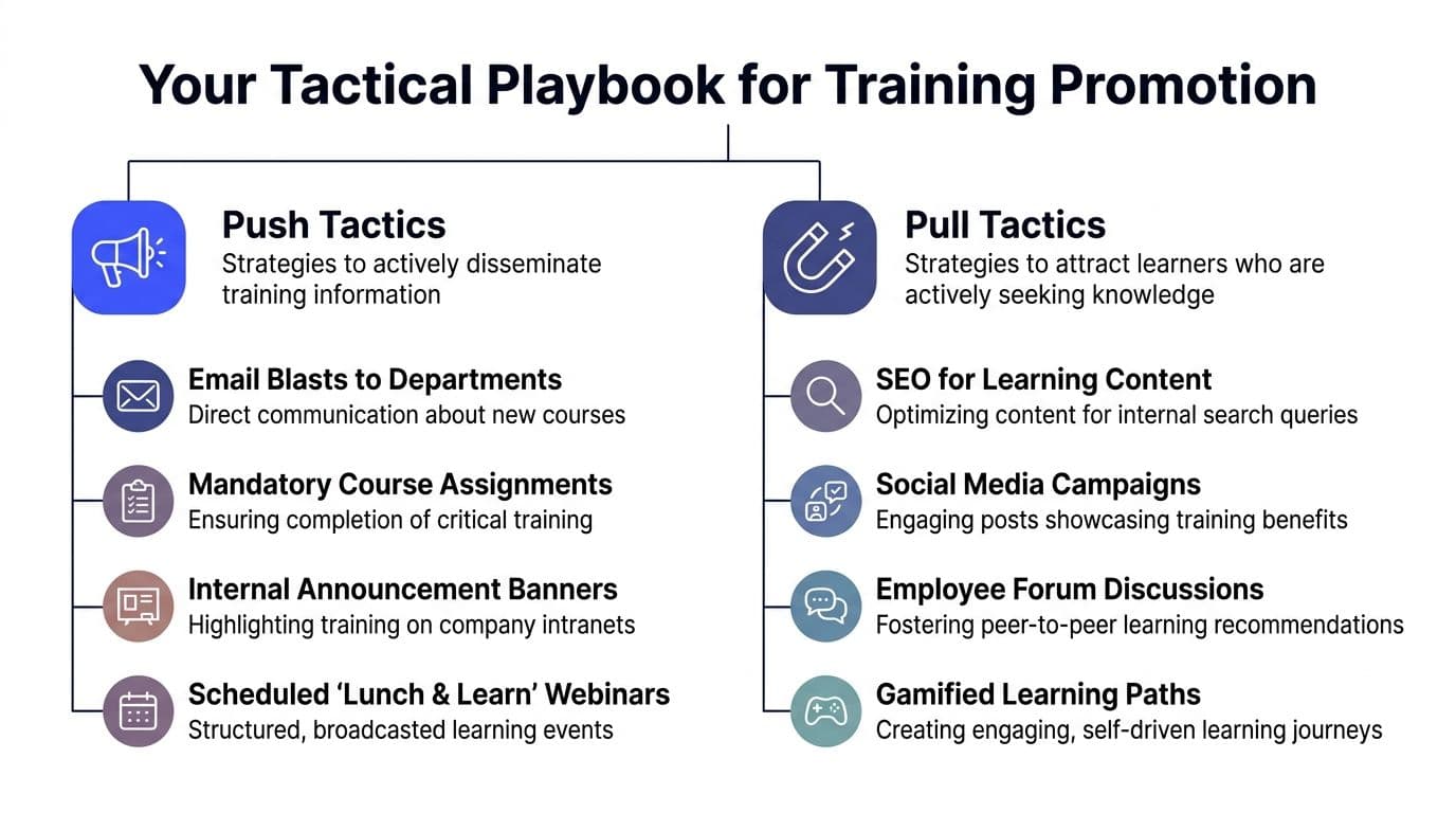 Inline image for Push and Pull Marketing: A Guide for Training Teams