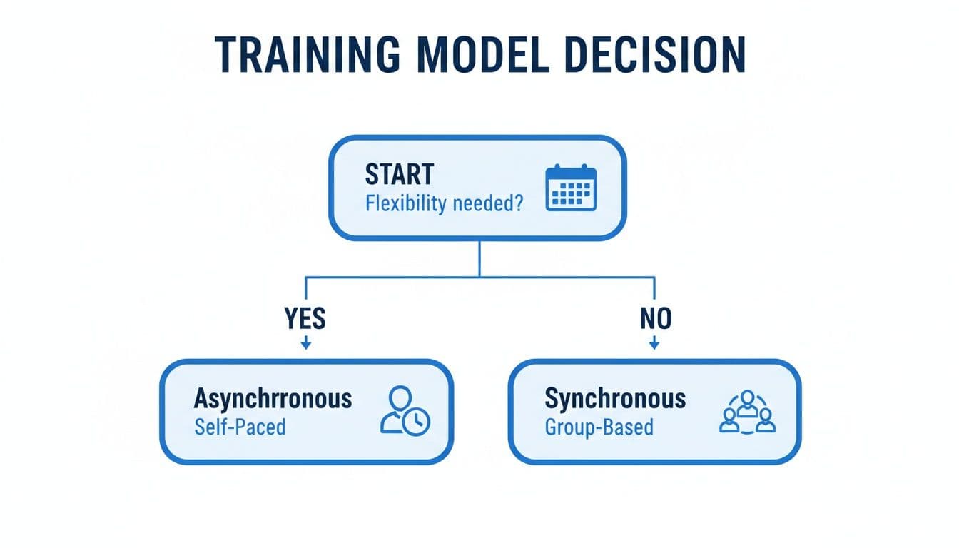 Inline image for Synchronous vs Asynchronous Learning: A Practical Guide for Workforce Training