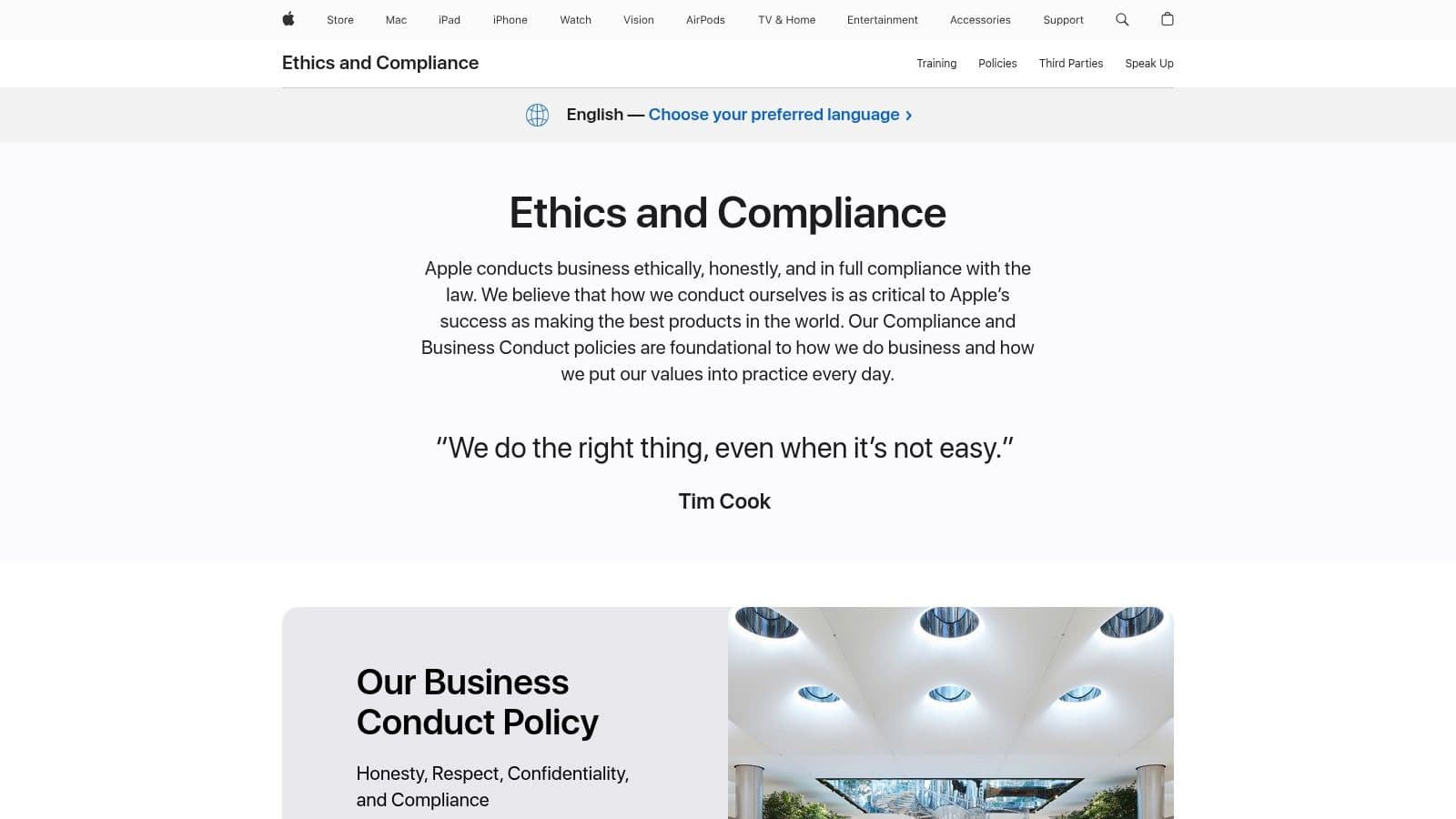 Inline image for 7 Top Company Code of Conduct Examples for 2026: An Actionable Guide